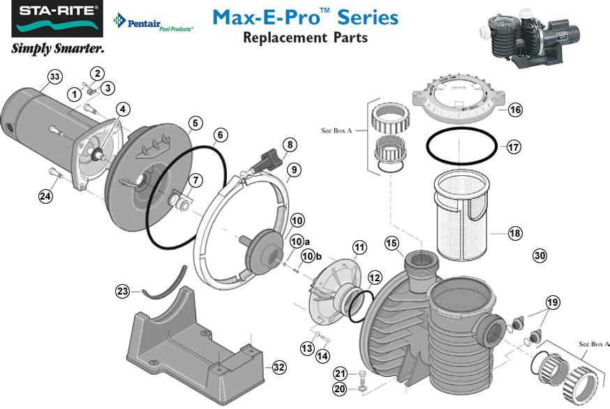 Pentair/Sta-Rite Drain Plug Maxepro (P/N: U178-920P) - Aqua-Tech 